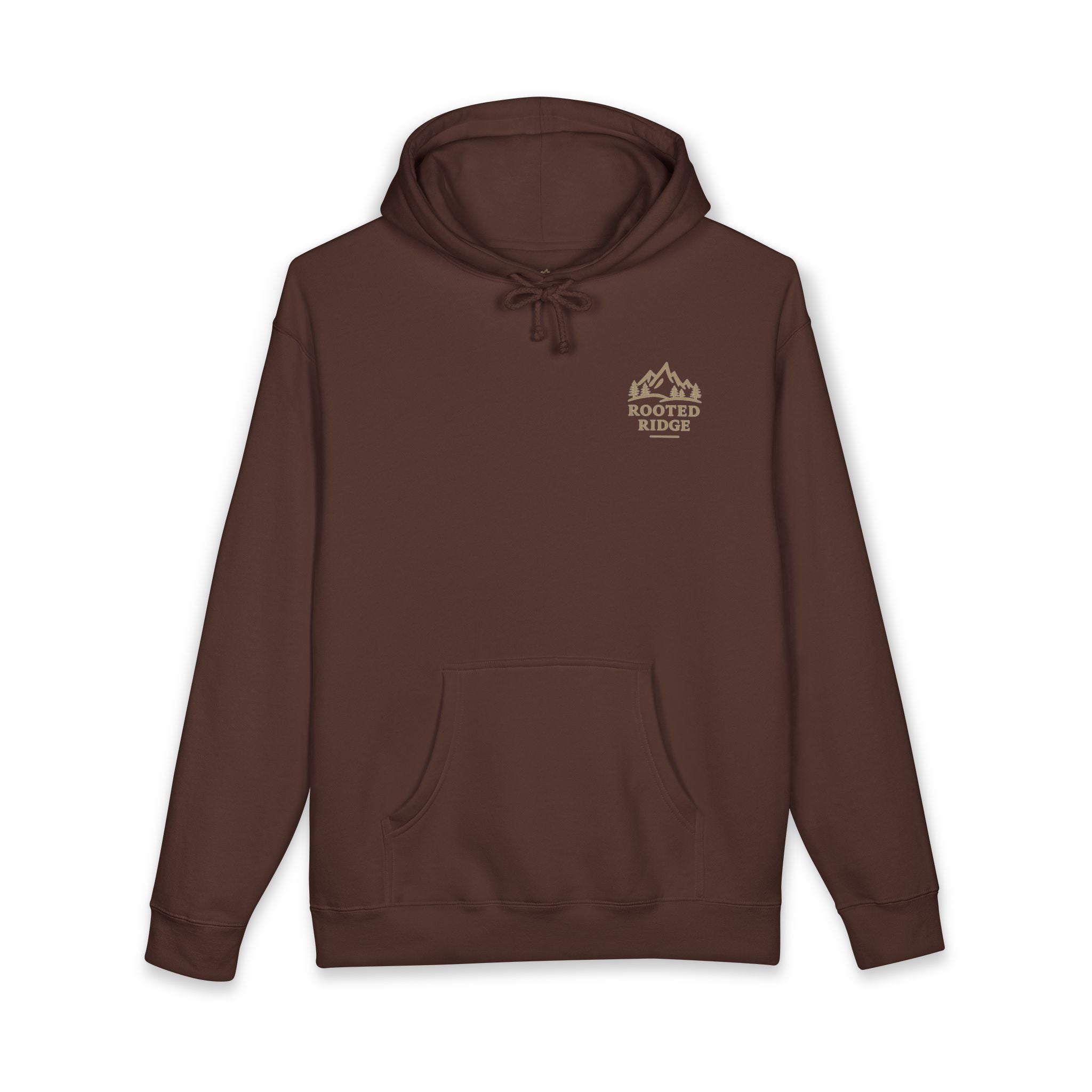 Off Grid Hoodie — Retro Pine Graphic Hooded Sweatshirt