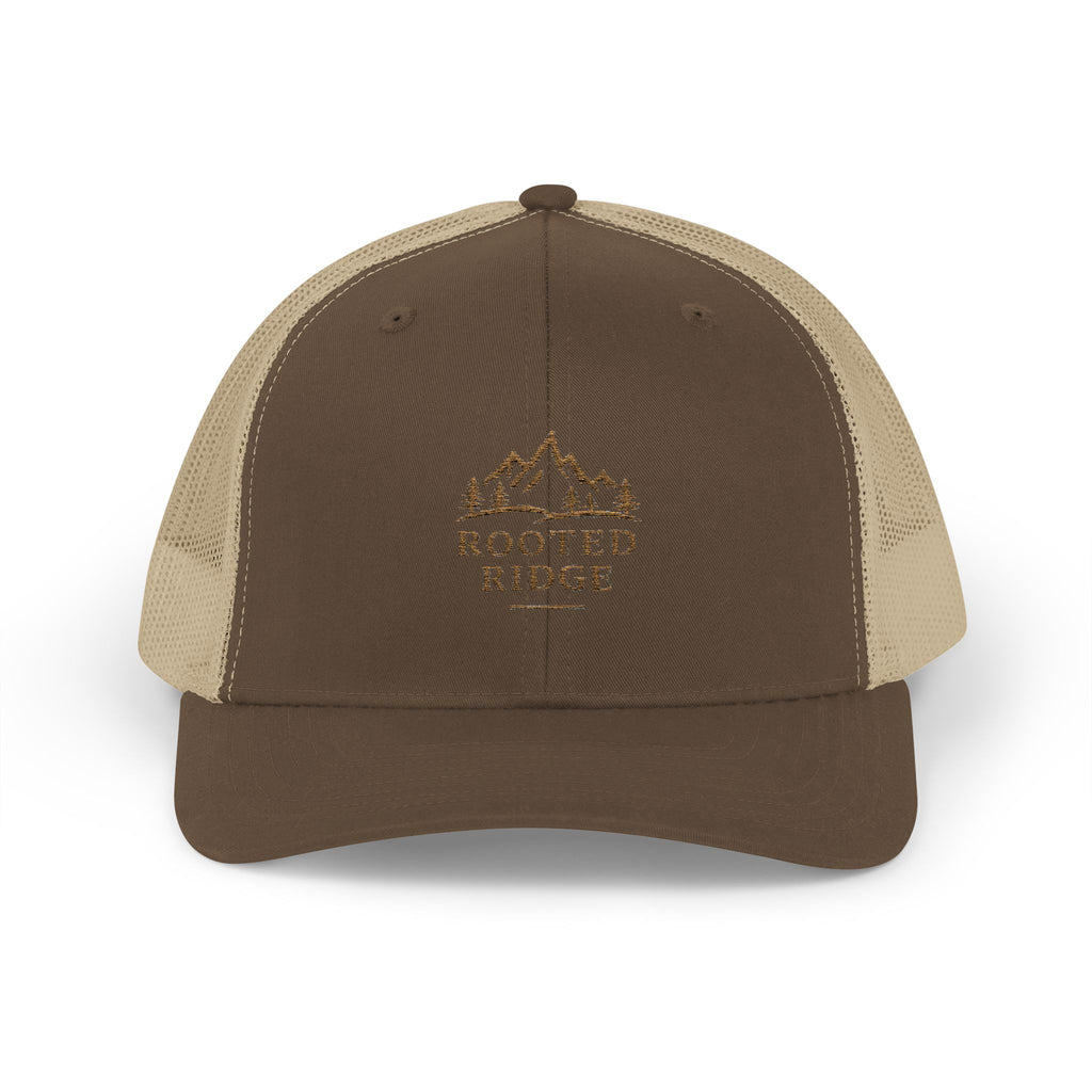 Trucker Cap — Routed Rider Vintage Mountain Patch