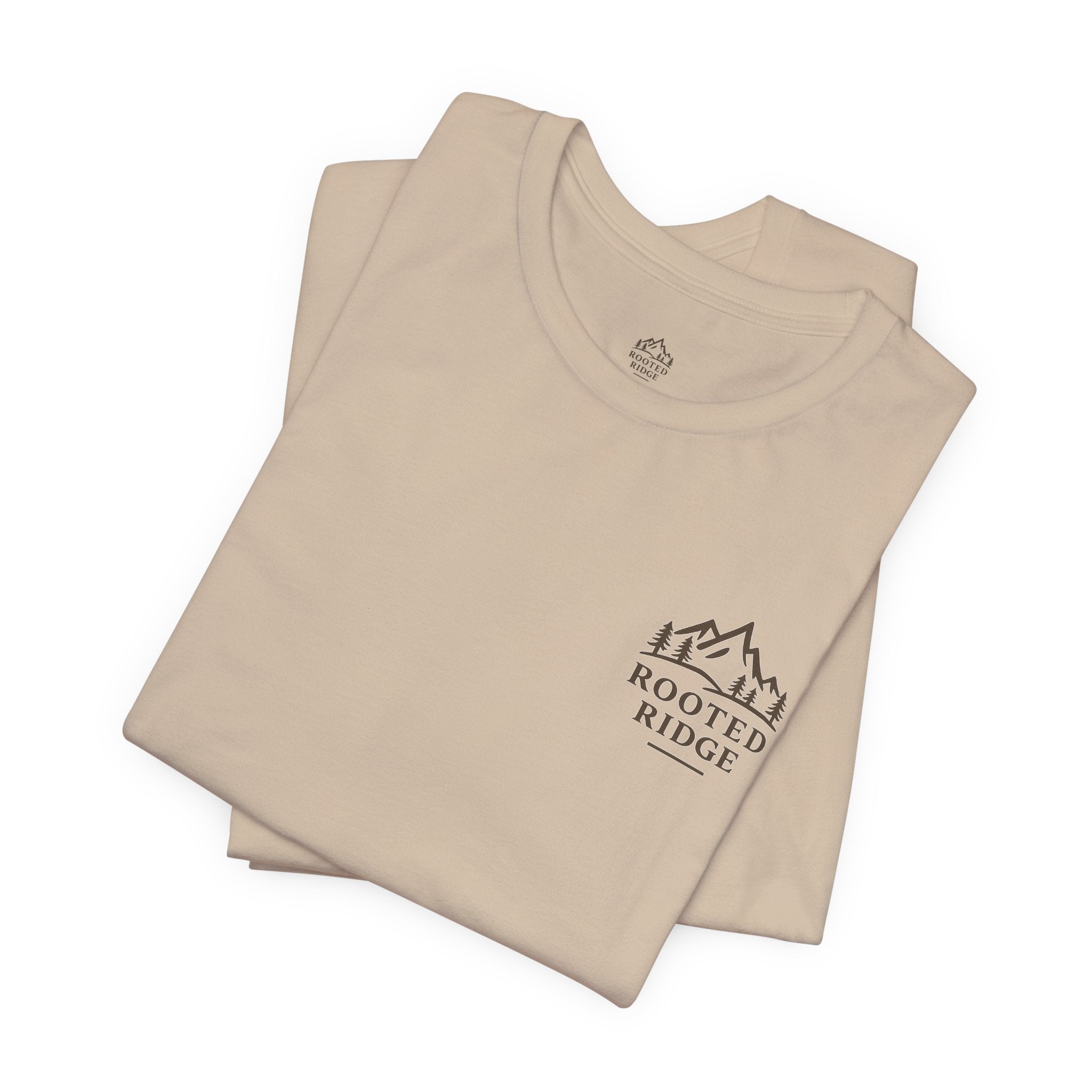 Figuring It Out Tee — Rustic Tree Adventure T‑Shirt