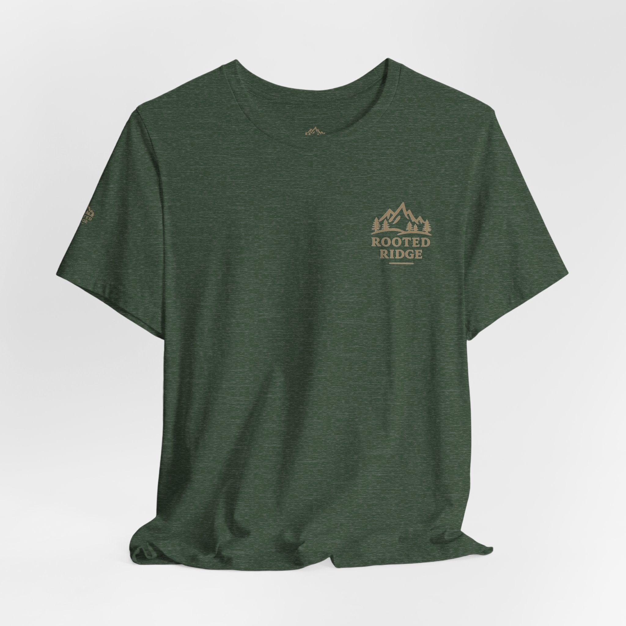 Figuring It Out Tee — Rustic Tree Adventure T‑Shirt