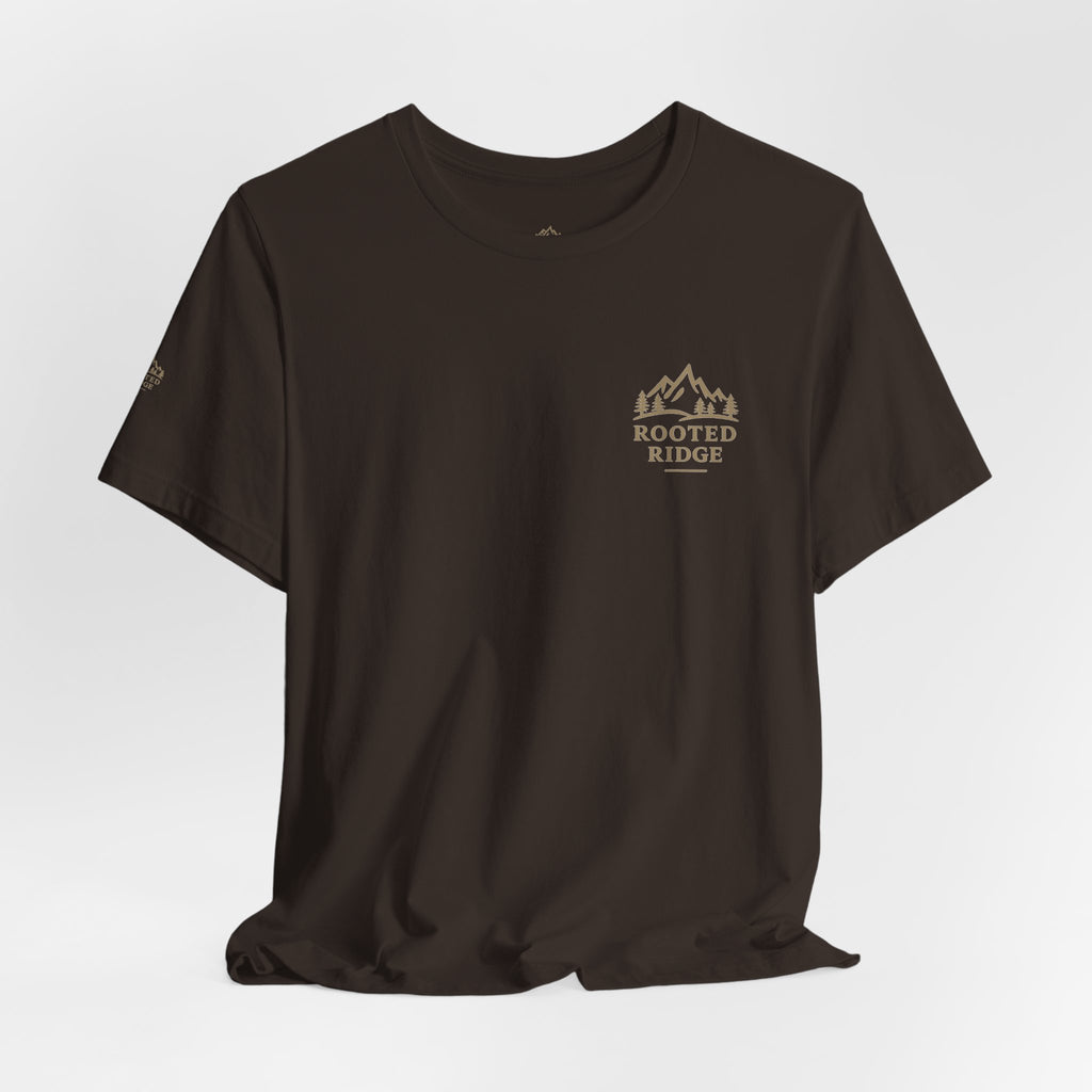Slow Down Campfire T-Shirt — Relaxed Outdoor Tee with 'Slow Down' Graphic