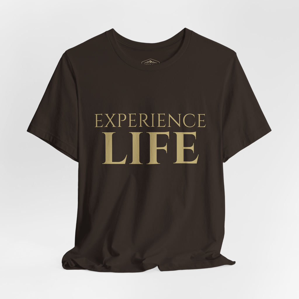 Experience Life T-Shirt — Outdoor Adventure Graphic Tee (Rooted Ridge)