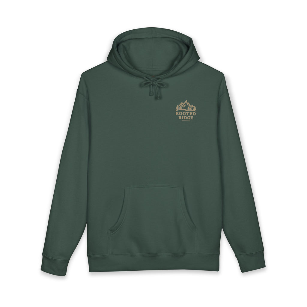 Hard Reset Hoodie — Retro Pine Graphic Hooded Sweatshirt