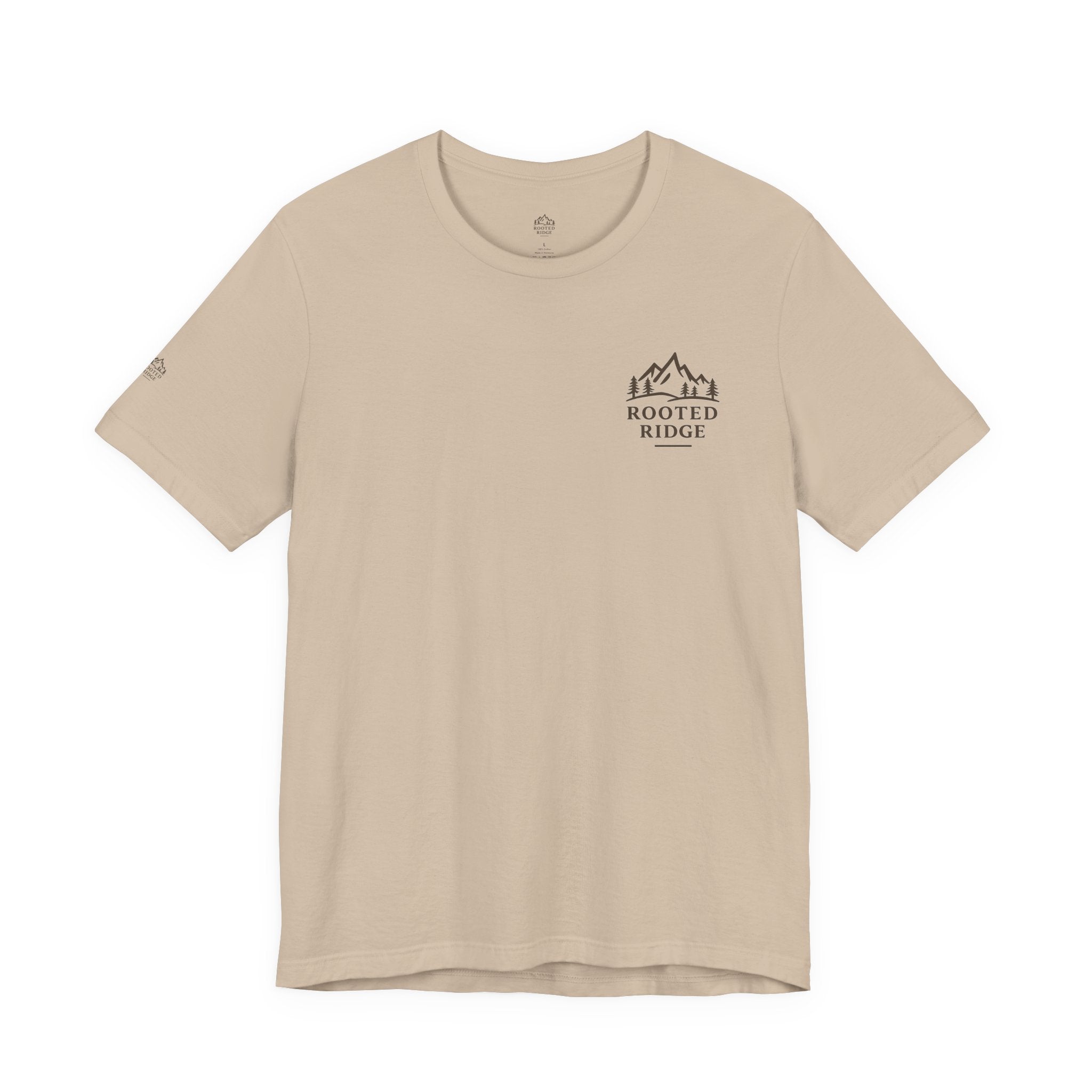 Figuring It Out Tee — Rustic Tree Adventure T‑Shirt