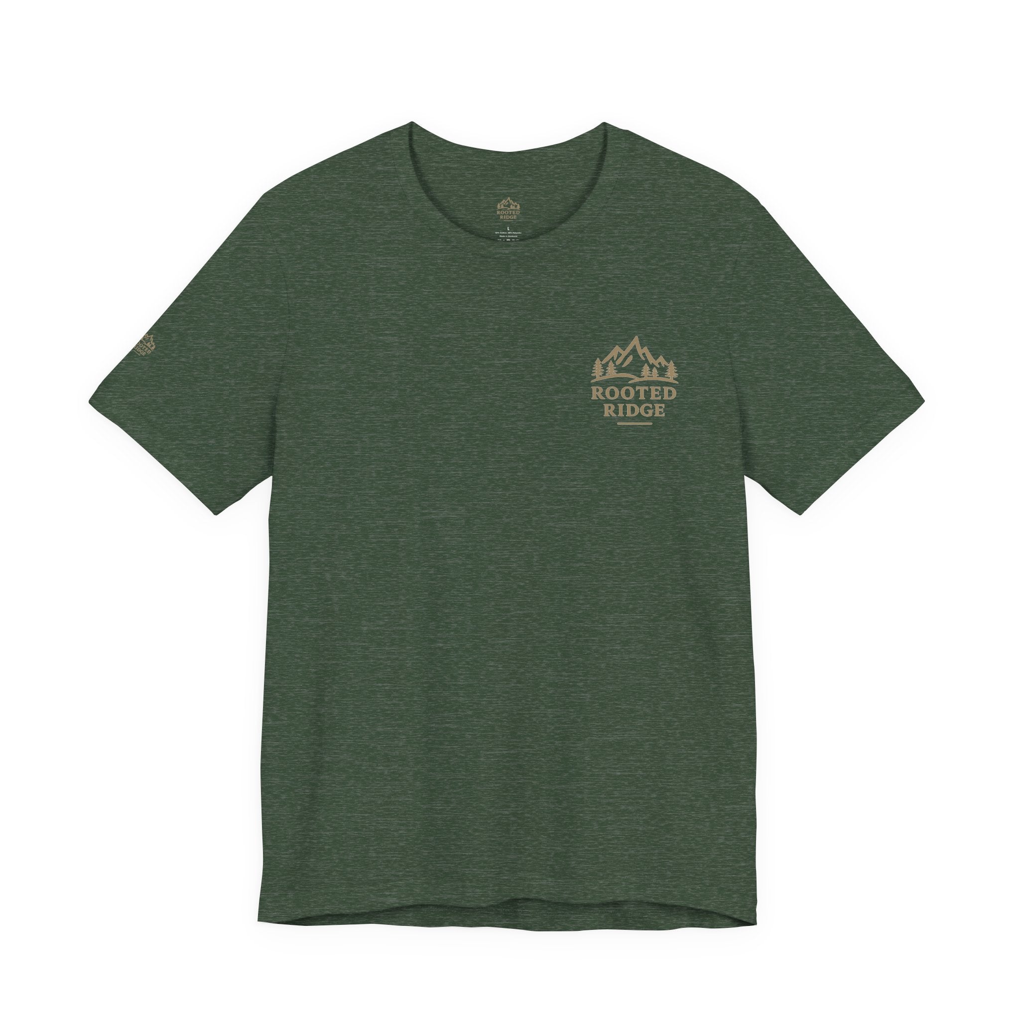Figuring It Out Tee — Rustic Tree Adventure T‑Shirt