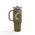Rooted Ridge 40oz Insulated Travel Mug — Stainless Steel Vacuum Tumbler for Camping & Road Trips