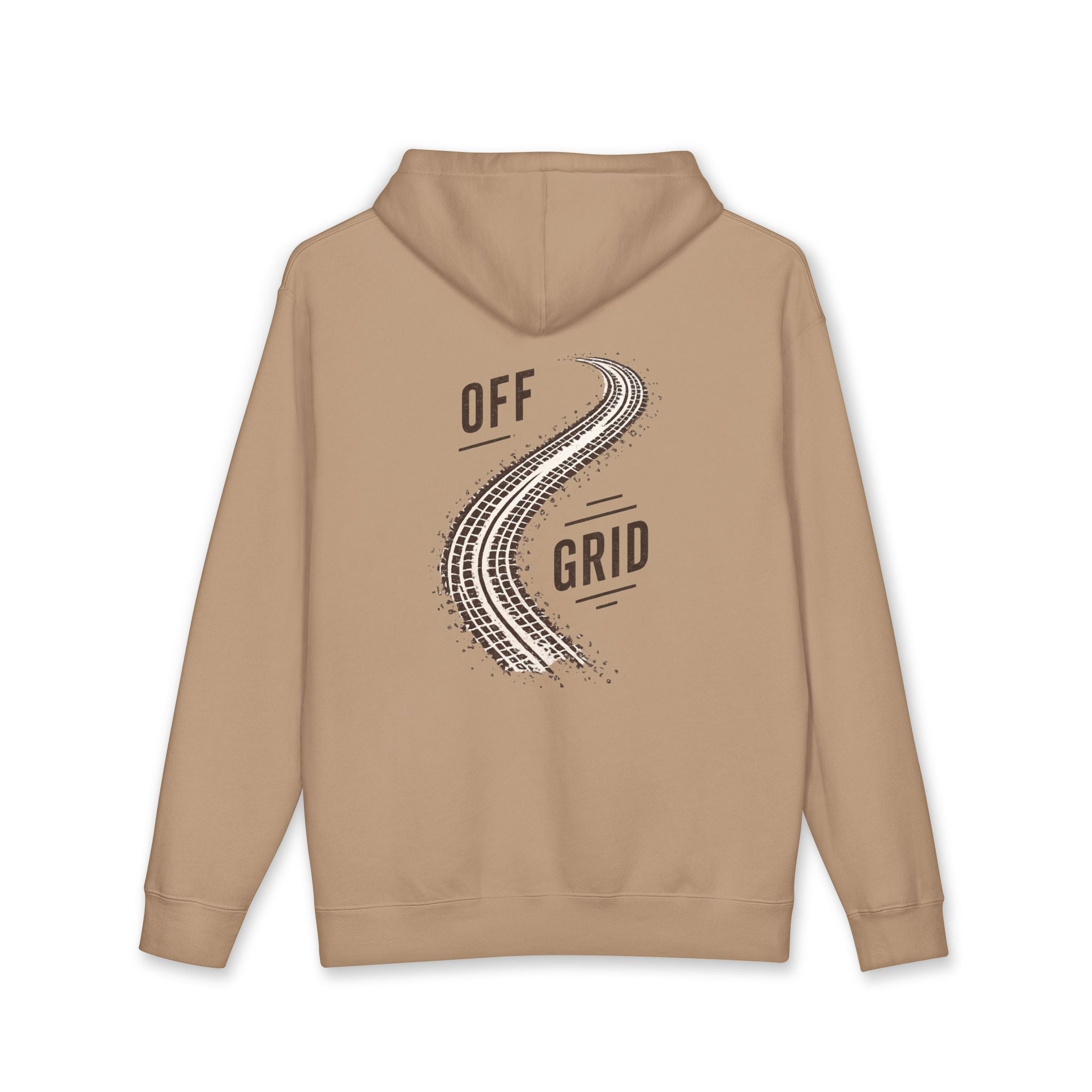 Off Grid Hoodie — Retro Pine Graphic Hooded Sweatshirt