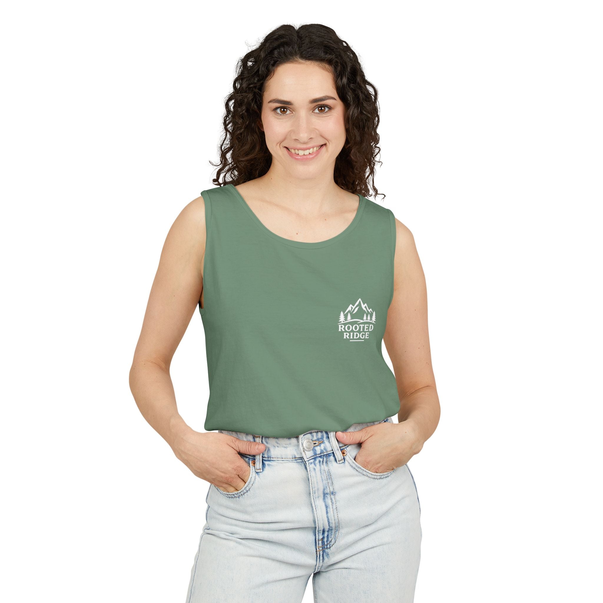 Off Grid Tire Track Tank Top — Rooted Ridge Adventure Tank