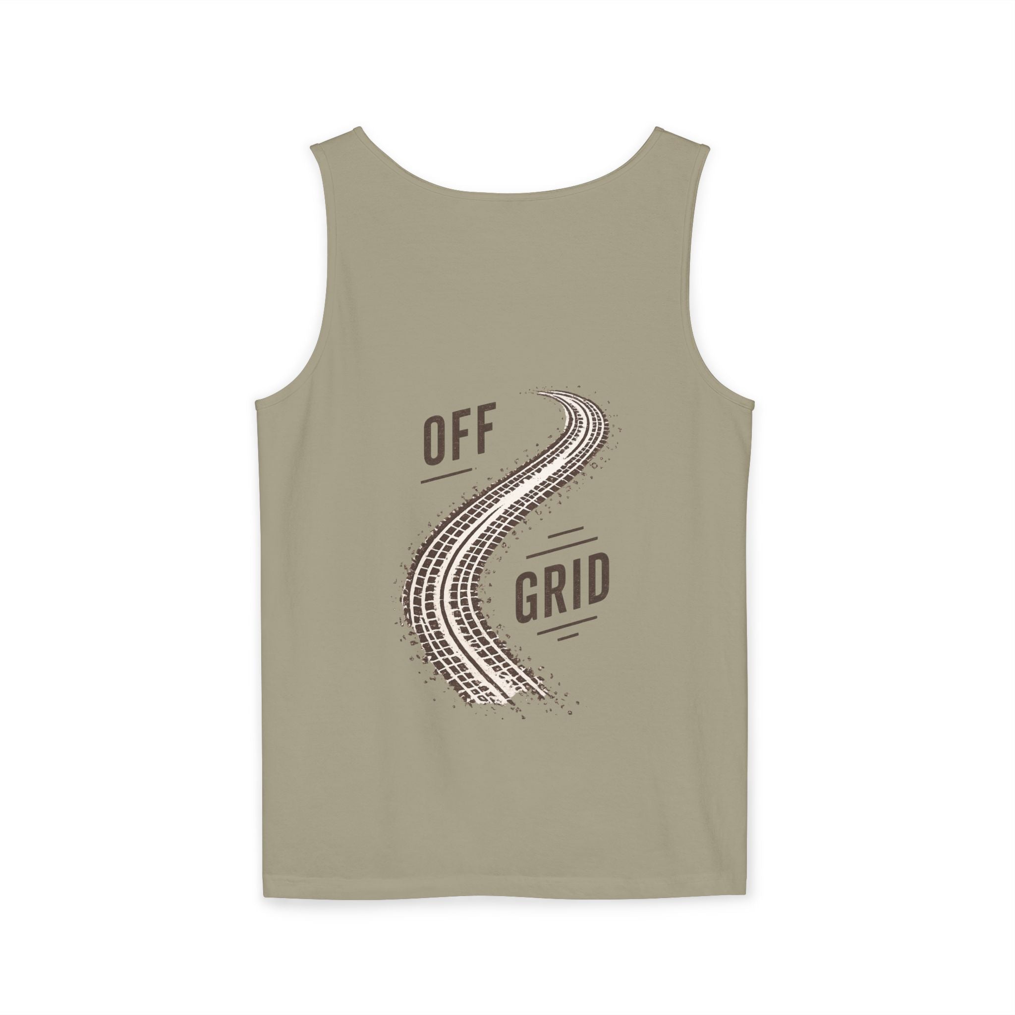 Off Grid Tire Track Tank Top — Rooted Ridge Adventure Tank