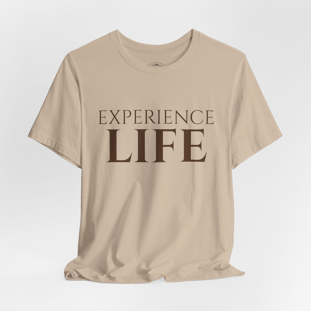 Experience Life T-Shirt — Outdoor Adventure Graphic Tee (Rooted Ridge)