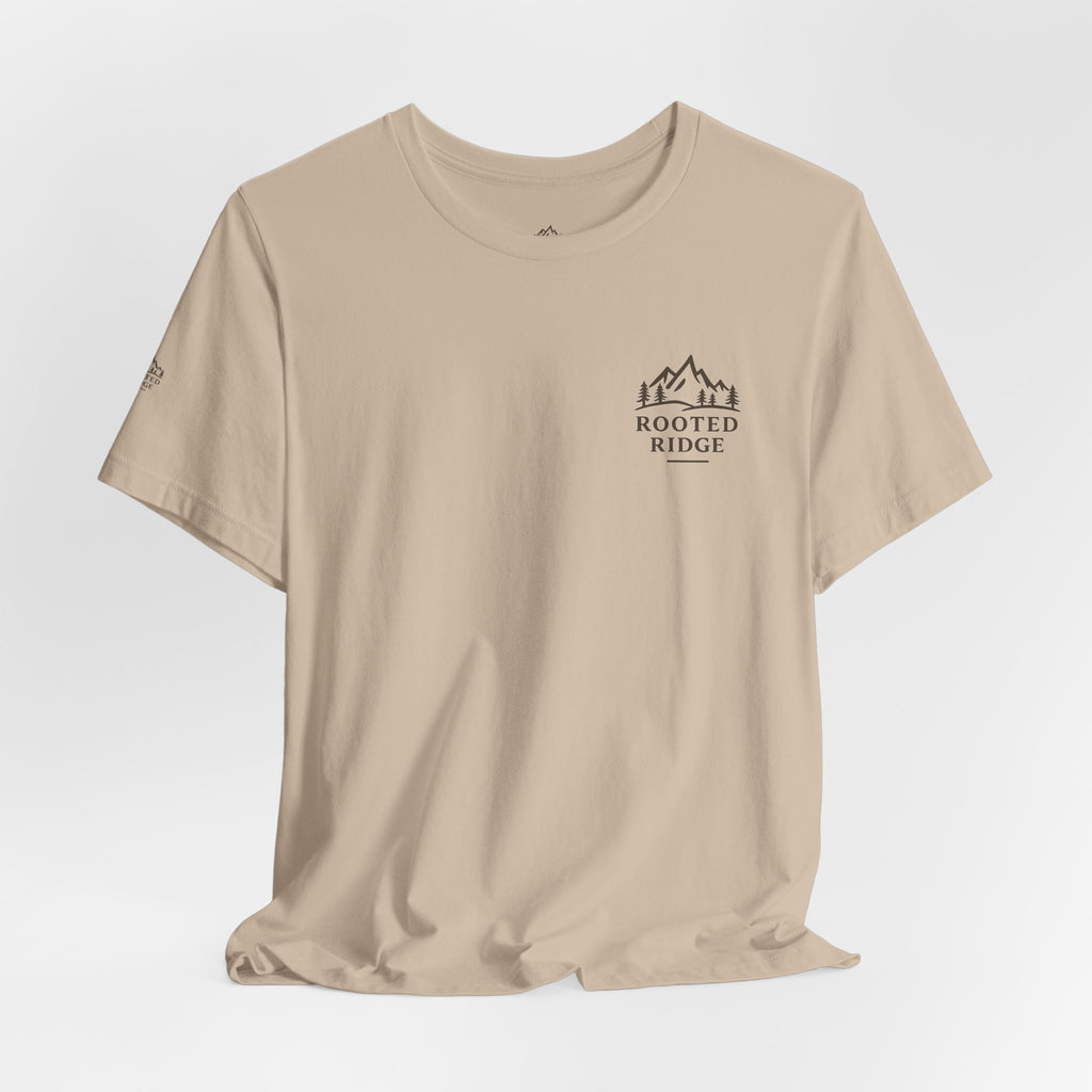 Slow Down Campfire T-Shirt — Relaxed Outdoor Tee with 'Slow Down' Graphic
