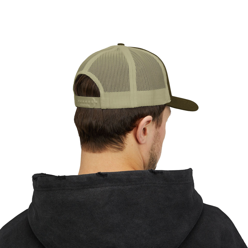 Trucker Cap — Routed Rider Vintage Mountain Patch