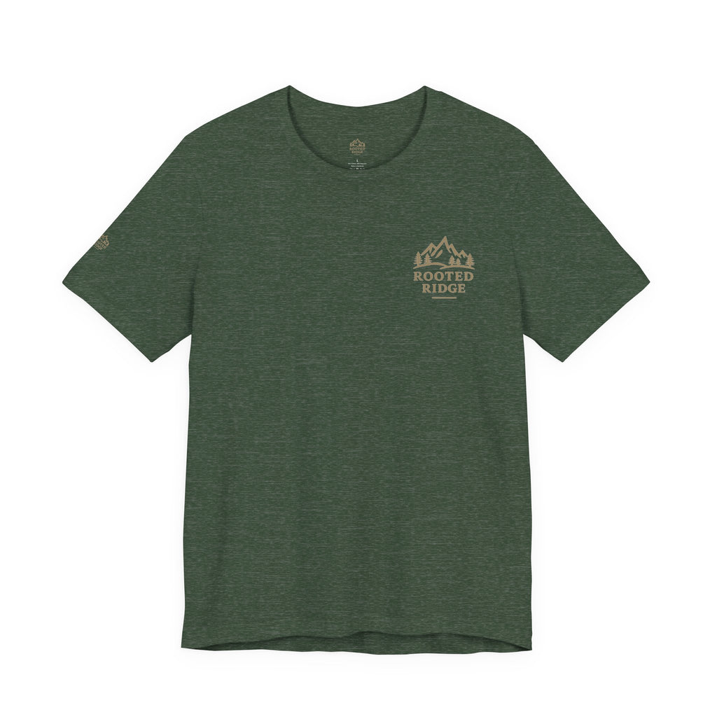 Slow Down Campfire T-Shirt — Relaxed Outdoor Tee with 'Slow Down' Graphic