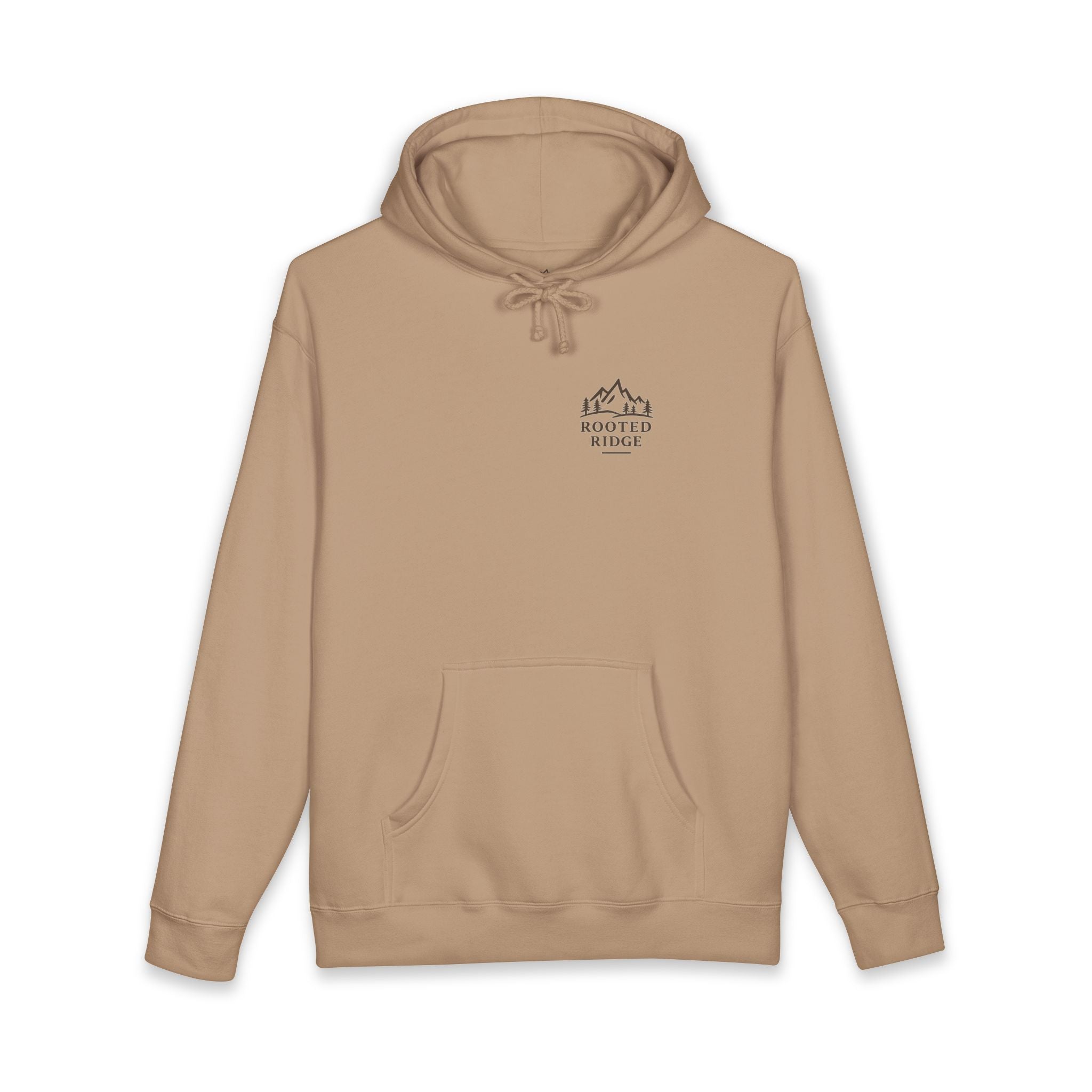 Off Grid Hoodie — Retro Pine Graphic Hooded Sweatshirt