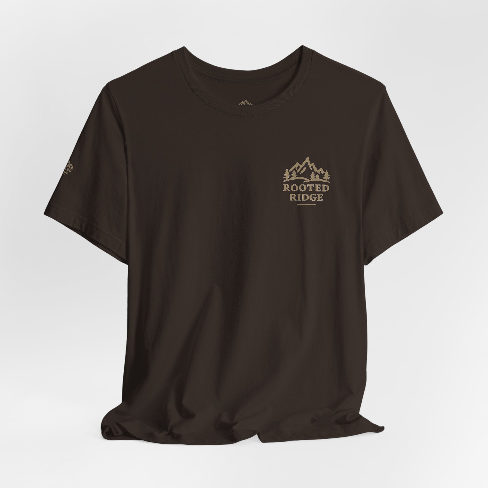 Figuring It Out Tee — Rustic Tree Adventure T‑Shirt