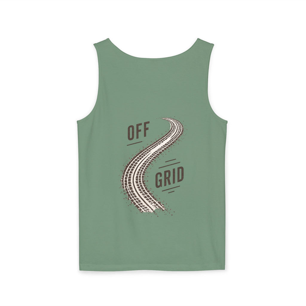 Off Grid Tire Track Tank Top — Rooted Ridge Adventure Tank