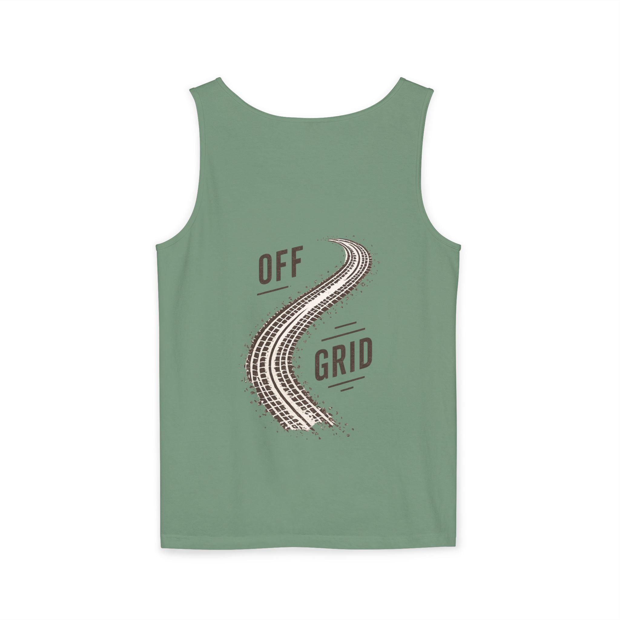 Off Grid Tire Track Tank Top — Rooted Ridge Adventure Tank
